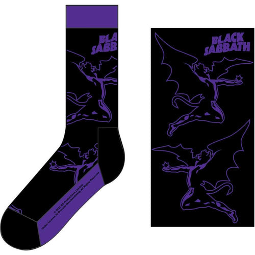 Black Sabbath Logo & Demon Unisex Ankle Socks
