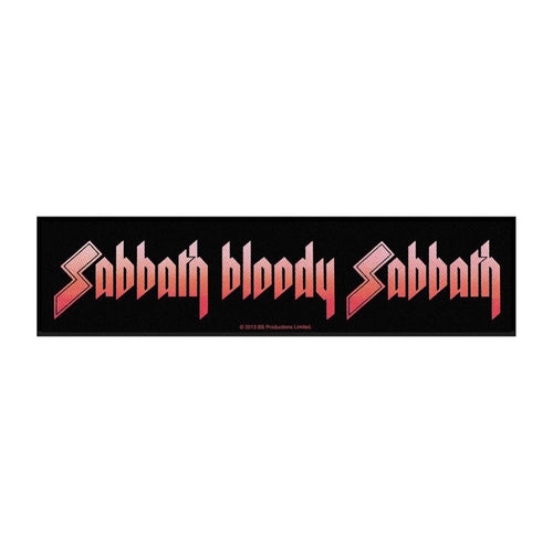 Black Sabbath Sabbath Bloody Sabbath Super Strip Patch