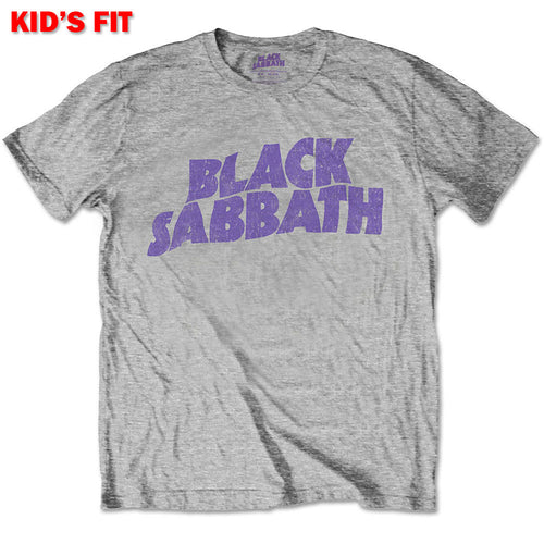 Black Sabbath Wavy Logo Kids T-Shirt