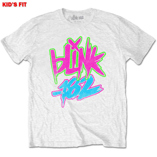 Blink-182 Neon Logo Kids T-Shirt