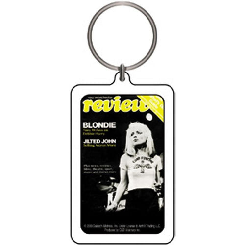 Blondie Review Magazine Cover Lucite Keychain