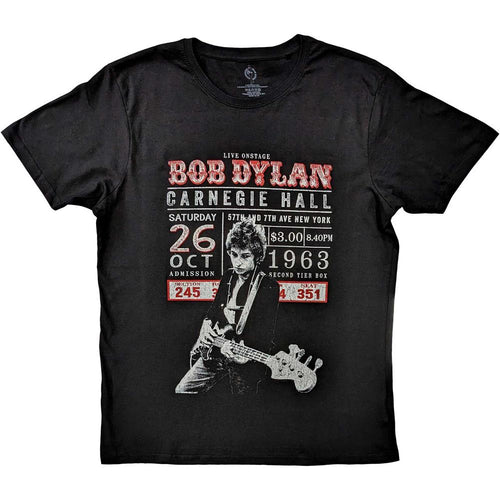 Bob Dylan Carnegie Hall '63 Unisex T-Shirt