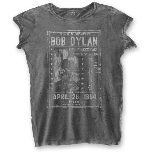 Bob Dylan Curry Hicks Cage Ladies Burn Out T-Shirt