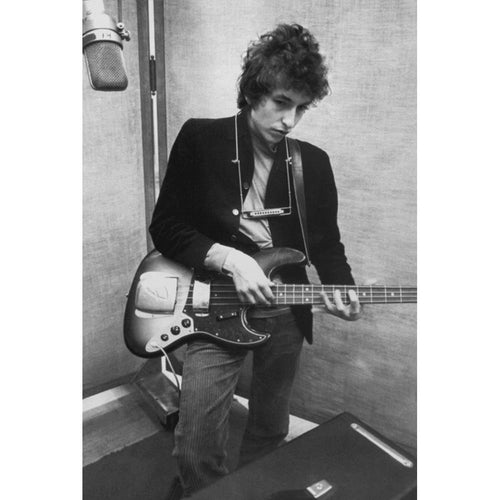Bob Dylan In Studio Poster - 24 In x 36 In Posters & Prints