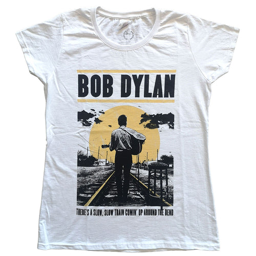 Bob Dylan Slow Train Ladies T-Shirt