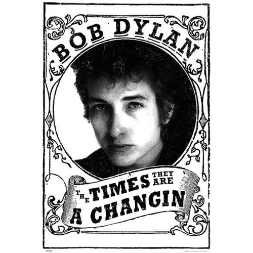 Bob Dylan The Times Poster 24 In x 36 In Posters & Prints