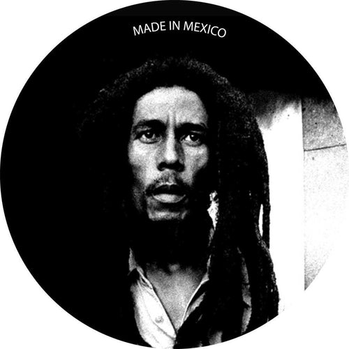 Bob Marley Black & White Button