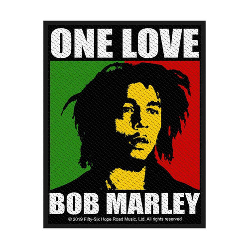Bob Marley One Love Standard Woven Patch