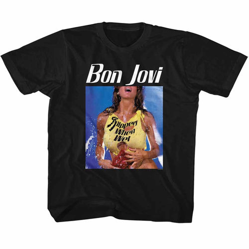 Bon Jovi Special Order Bon Slippery Adult S/S T-Shirt