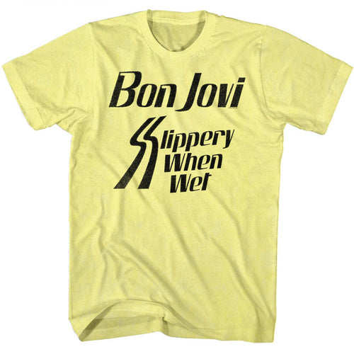 Bon Jovi Special Order Slippery When Adult S/S T-Shirt