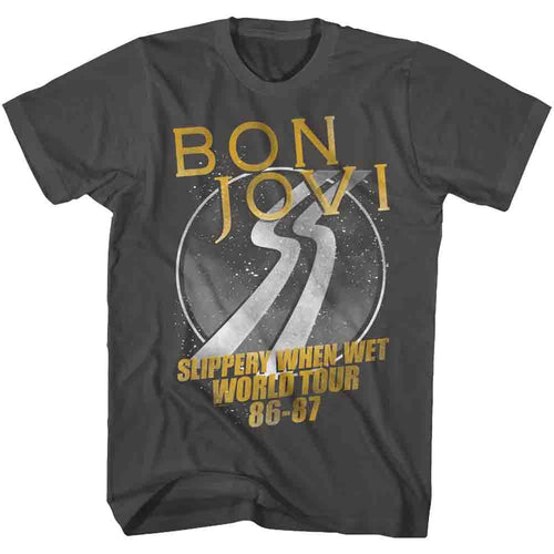 Bon Jovi World Tour Adult Short-Sleeve T-Shirt