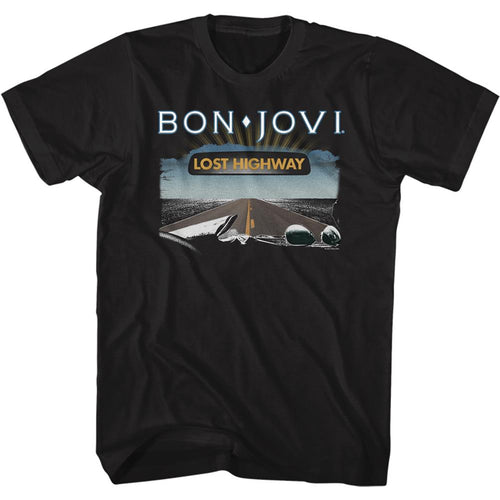 Bon Jovi Special Order Lost Highway Adult Short-Sleeve T-Shirt