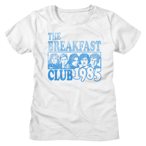 Breakfast Club Special Order Blue Ink Box Ladies Short-Sleeve T-Shirt