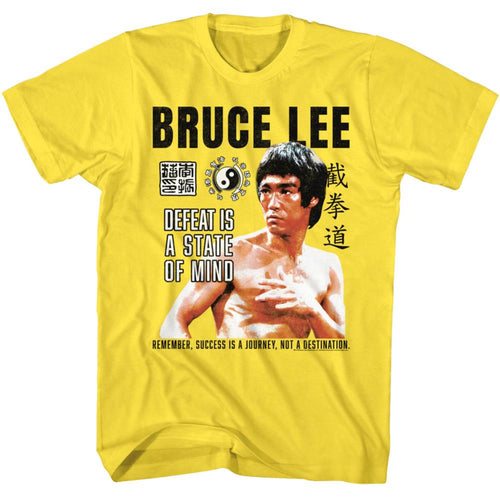 Bruce Lee Defeat State Of Mind Adult Short-Sleeve T-Shirt