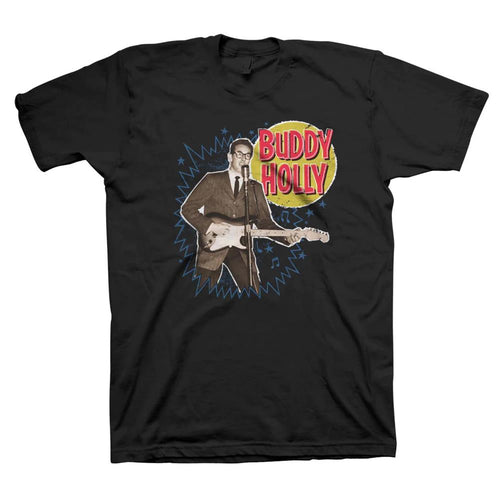 Buddy Holly - Music Burst Men's T-Shirt
