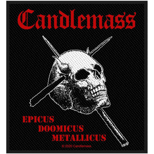 Candlemass Epicus Doomicus Metallicus Standard Woven Patch