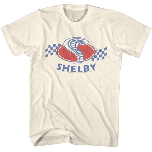 Carroll Shelby Cobra Snake Checkers Adult Short-Sleeve T-Shirt
