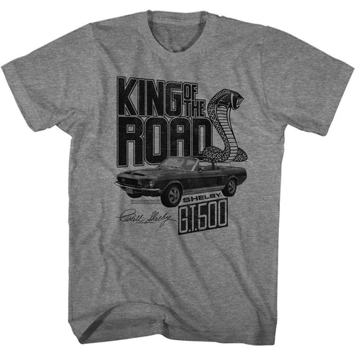 Carroll Shelby Special Order King Of The Road Adult Short-Sleeve T-Shirt