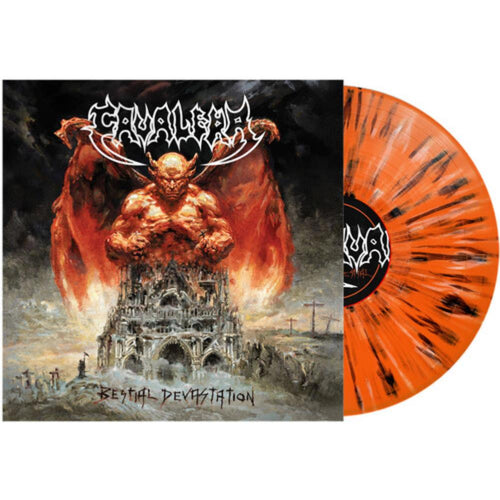 Cavalera - Bestial Devastation - Orange Black & White - Vinyl LP