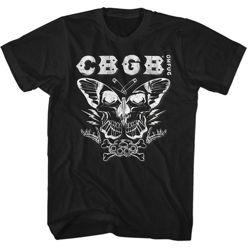 CBGB Special Order Butterfly Collage Adult S/S T-Shirt
