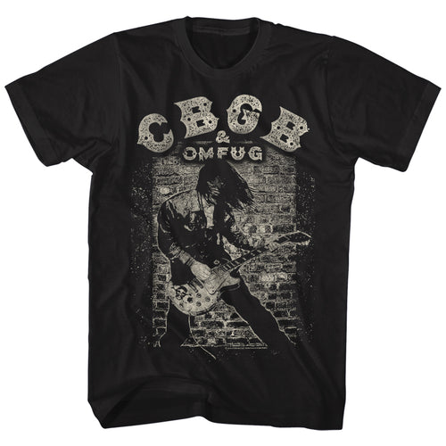CBGB Special Order Guitar Adult S/S T-Shirt
