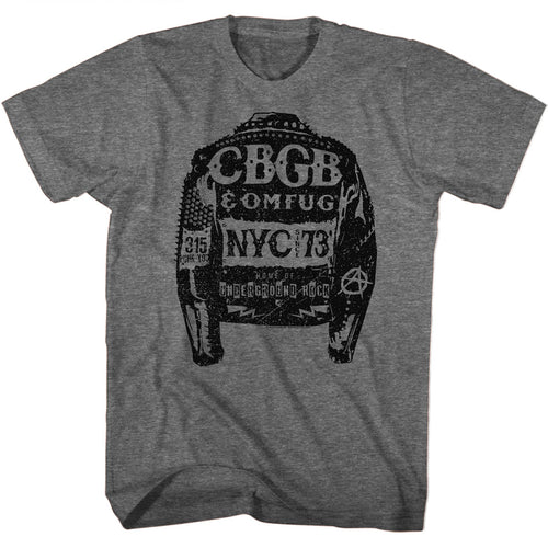 CBGB Special Order Jacket Adult S/S T-Shirt