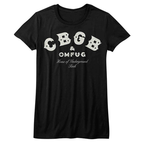 CBGB Logo Juniors Short-Sleeve T-Shirt