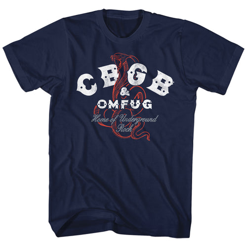CBGB Special Order Snakes Adult S/S T-Shirt