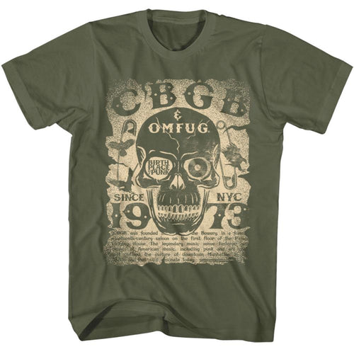 CBGB Birth Place Of Punk Adult Short-Sleeve T-Shirt