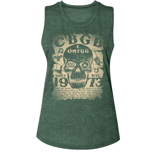 CBGB CBGB Birthplace Of Punk Ladies Muscle Tank T-Shirt