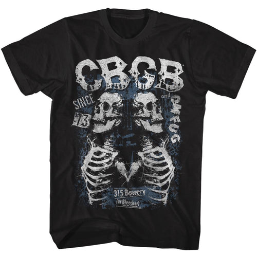 CBGB Special Order Skeletons Adult Short-Sleeve T-Shirt