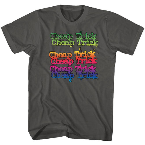 Cheap Trick Special Order Rainbow Trick Adult S/S T-Shirt
