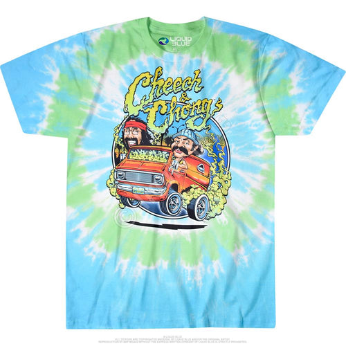 Cheech And Chong Smokin Ride Tie-Dye T-Shirt