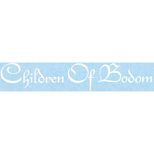 Children of Bodom Logo Rub-On Sticker - White