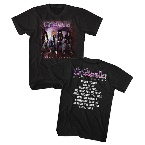 Cinderella Night Songs Album Adult Short-Sleeve T-Shirt