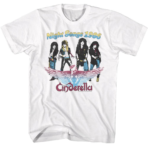 Cinderella Night Songs 1986 Adult Short-Sleeve T-Shirt