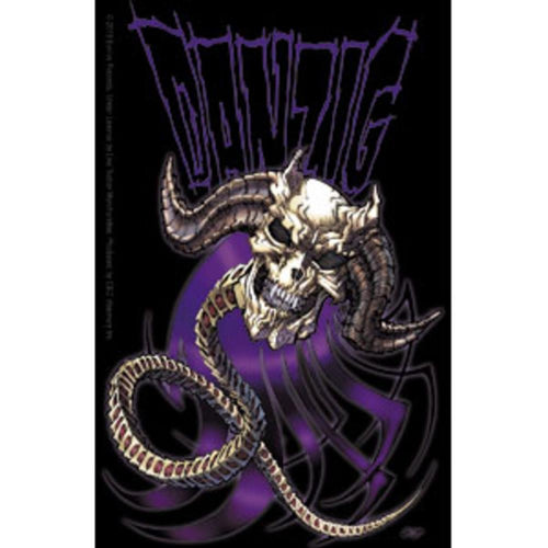 Danzig Purple Demon Sticker