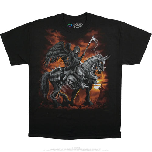 Dark Fantasy Reaper Horse Black T-Shirt