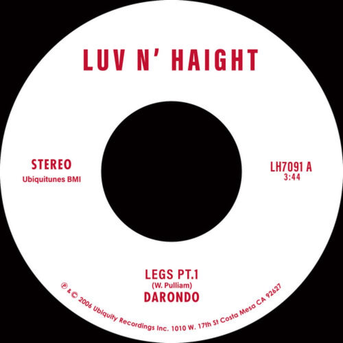 Darondo - Legs Pt. 1 / Let My People Go - 7-inch Vinyl