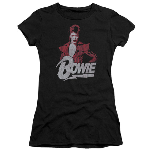 David Bowie Special Order Diamond David Junior's 30/1 100% Cotton Cap-Sleeve Sheer T-Shirt