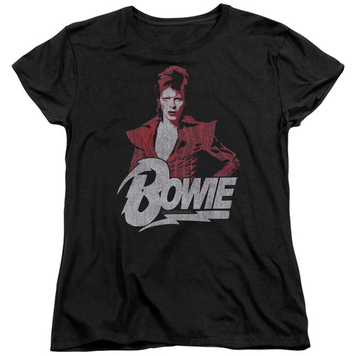 David Bowie Special Order Diamond David Women's 18/1 100% Cotton Short-Sleeve T-Shirt