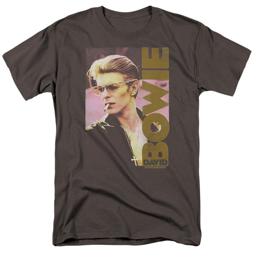 David Bowie Special Order Smokin Men's 18/1 100% Cotton Short-Sleeve T-Shirt