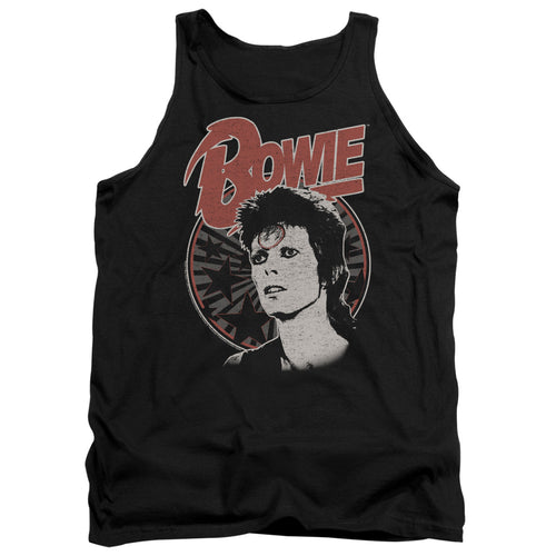 David Bowie Special Order Space Oddity Men's 18/1 100% Cotton Tank Top