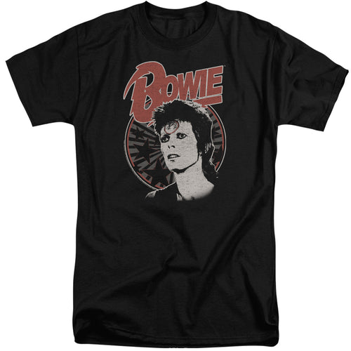 David Bowie Space Oddity Men's 18/1 Tall 100% Cotton Short-Sleeve T-Shirt