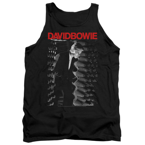 David Bowie Special Order Station To Station Men's 18/1 100% Cotton Tank Top