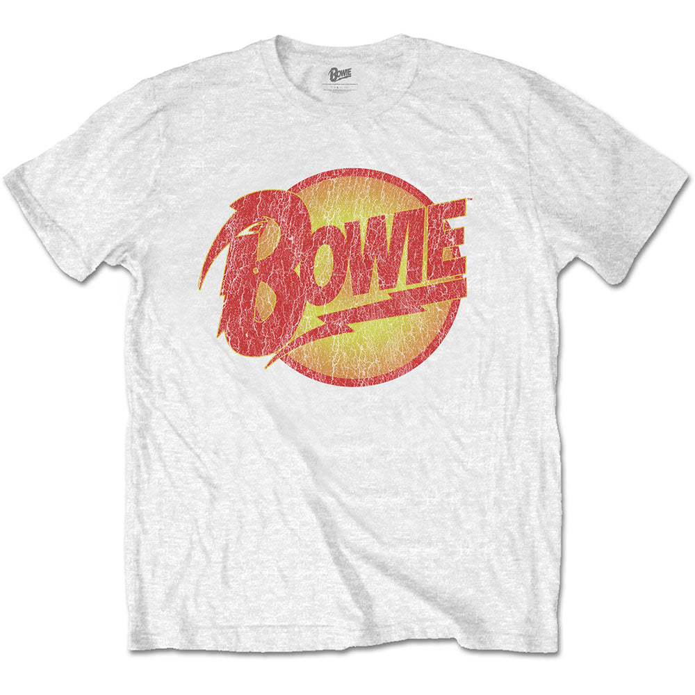 forlænge ved siden af guld David Bowie Vintage Diamond Dogs Logo Unisex T-Shirt - Special Order –  RockMerch