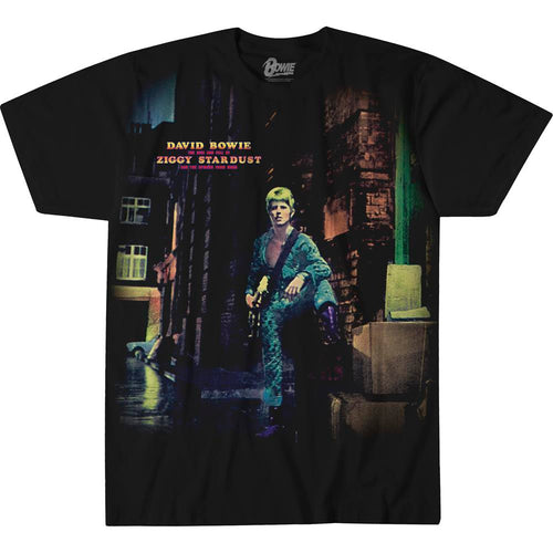 David Bowie Ziggy Stardust Ring Spun Cotton Short-Sleeve T-Shirt
