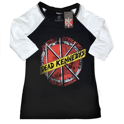 Dead Kennedys Destroy Ladies Raglan T-Shirt