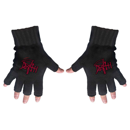 Death Logo Unisex Fingerless Gloves