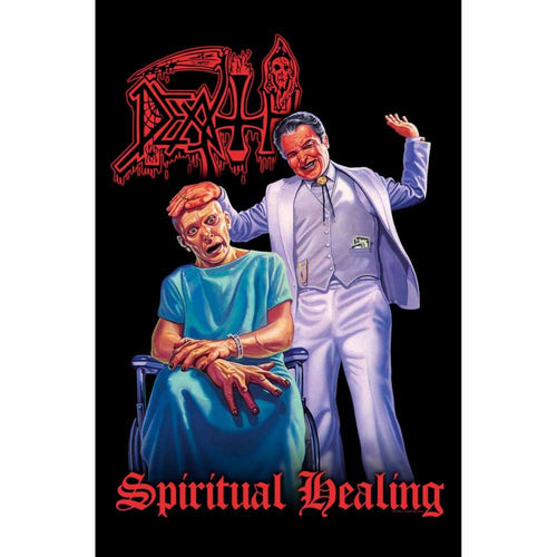 Death Spiritual Healing Textile Poster